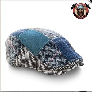 The 'Tradesman' Boston Scally Cap - Patchwork Edition